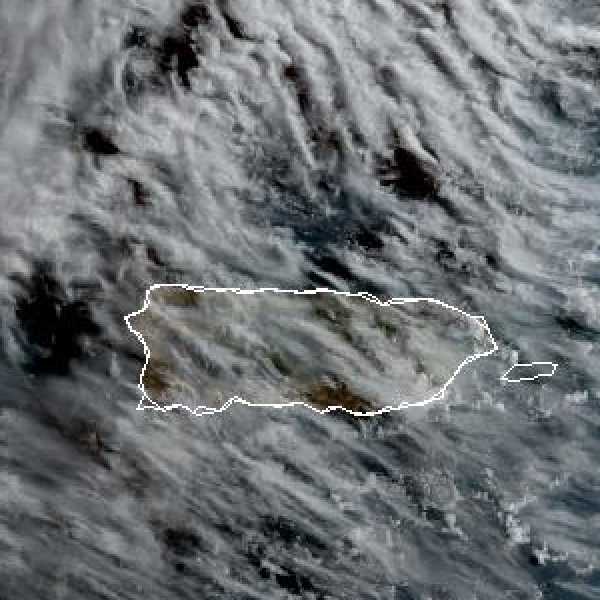météo tropicale : Image satellite .