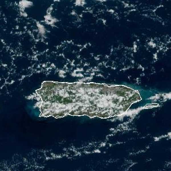 météo tropicale : Image satellite .