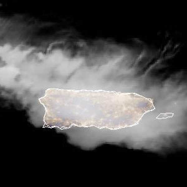 météo tropicale : Image satellite .