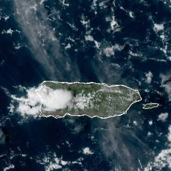 météo tropicale : Image satellite .