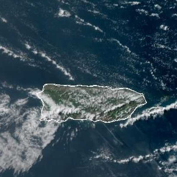 météo tropicale : Image satellite .