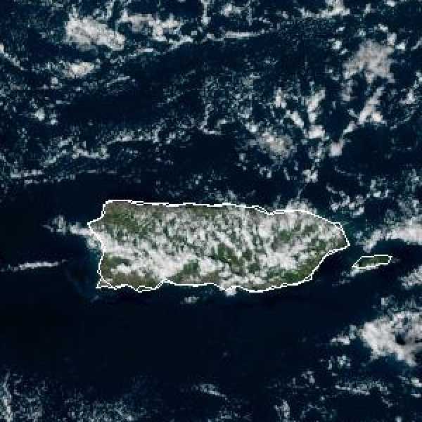 météo tropicale : Image satellite .