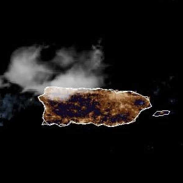 météo tropicale : Image satellite .
