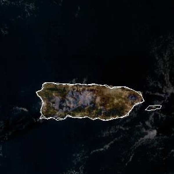 météo tropicale : Image satellite .