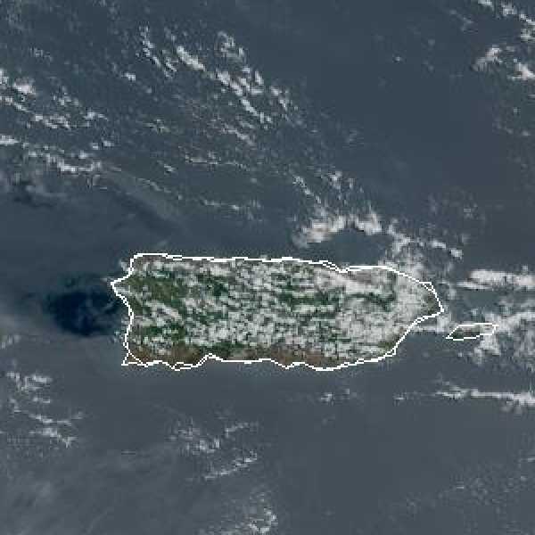 météo tropicale : Image satellite .