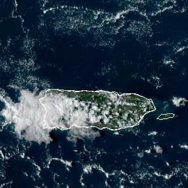 météo tropicale : Image satellite .