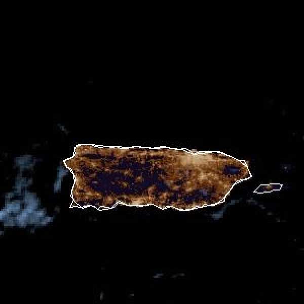 météo tropicale : Image satellite .