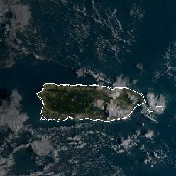 météo tropicale : Image satellite .