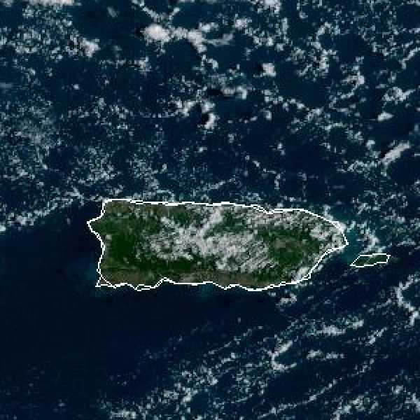 météo tropicale : Image satellite .