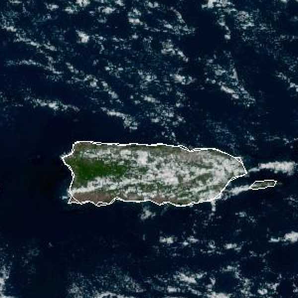 météo tropicale : Image satellite .