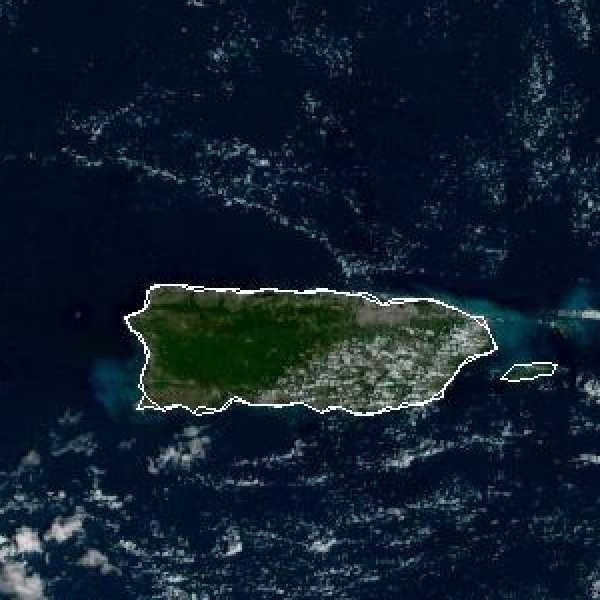 météo tropicale : Image satellite .