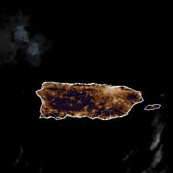 météo tropicale : Image satellite .