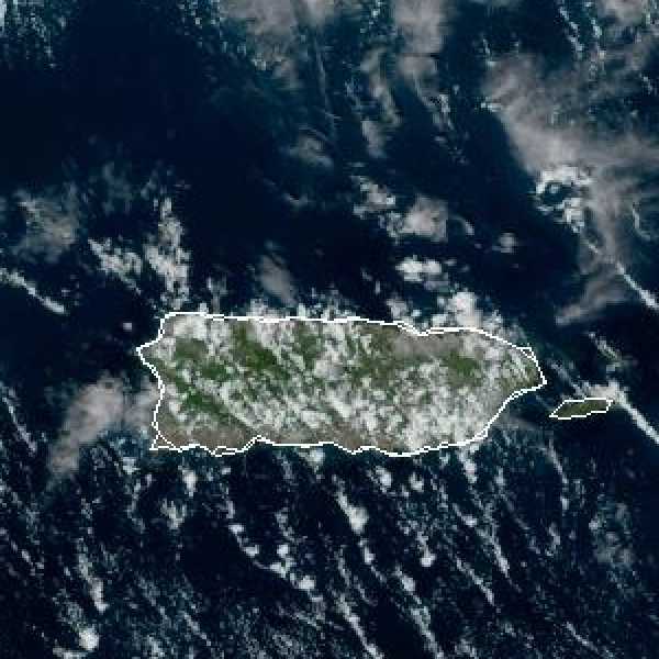 météo tropicale : Image satellite .