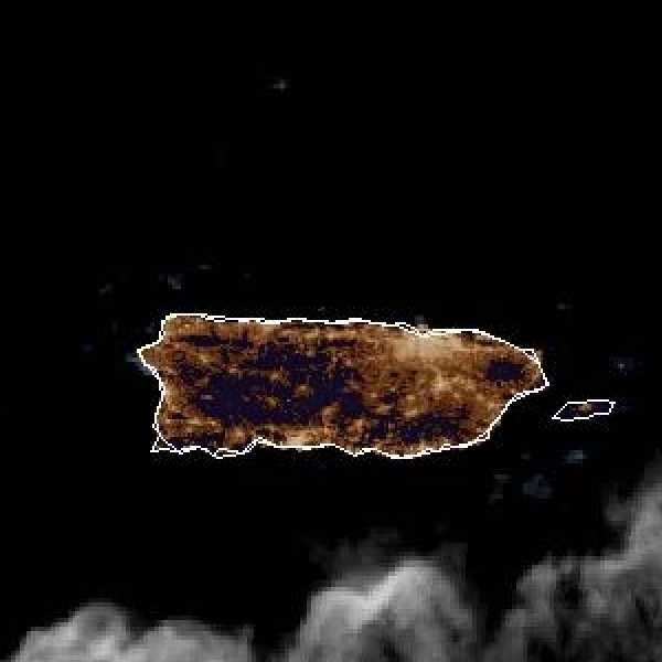 météo tropicale : Image satellite .