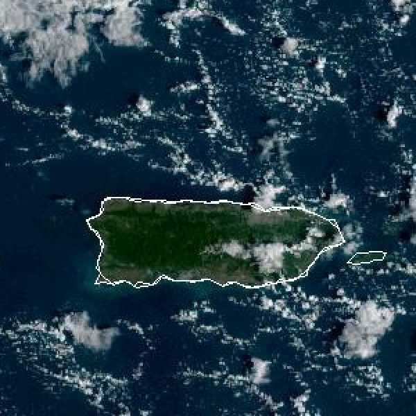 météo tropicale : Image satellite .