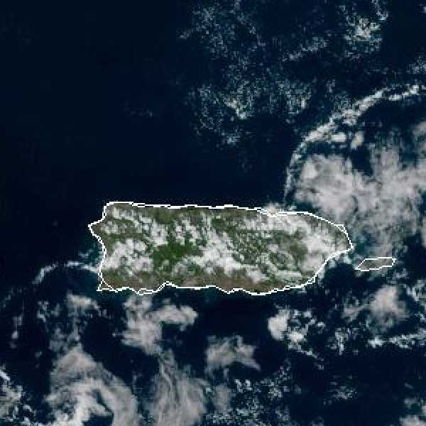 météo tropicale : Image satellite .