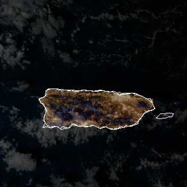 météo tropicale : Image satellite .