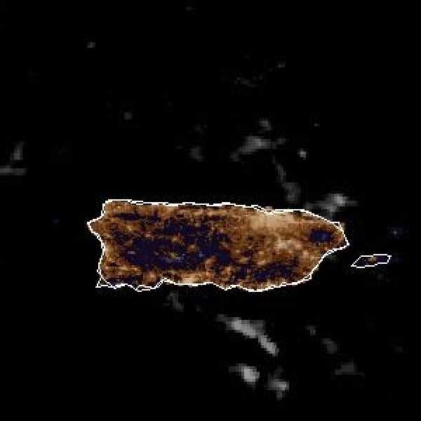 météo tropicale : Image satellite .