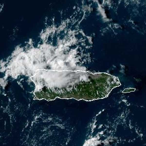 météo tropicale : Image satellite .