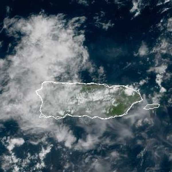 météo tropicale : Image satellite .