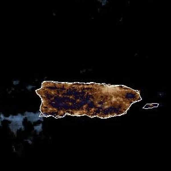 météo tropicale : Image satellite .