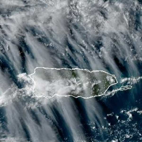 météo tropicale : Image satellite .