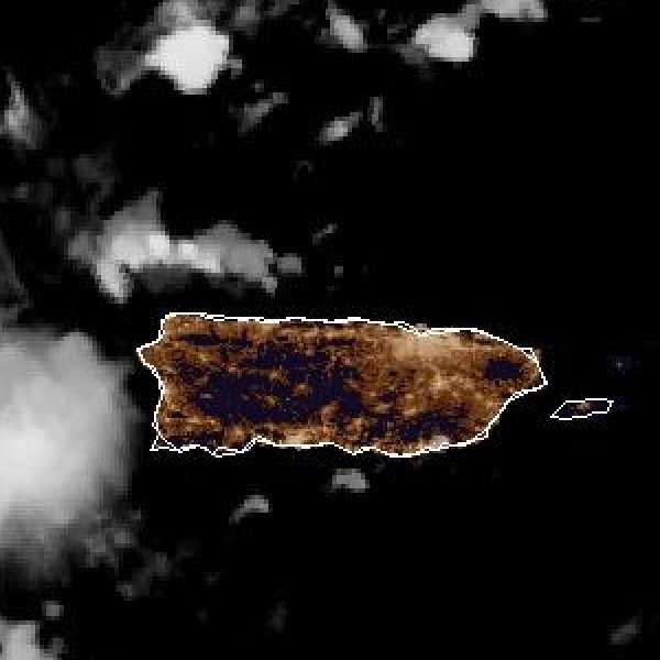 météo tropicale : Image satellite .