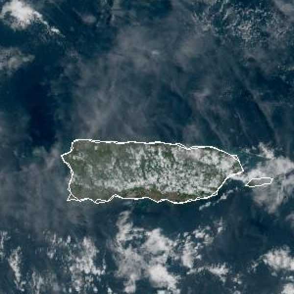 météo tropicale : Image satellite .