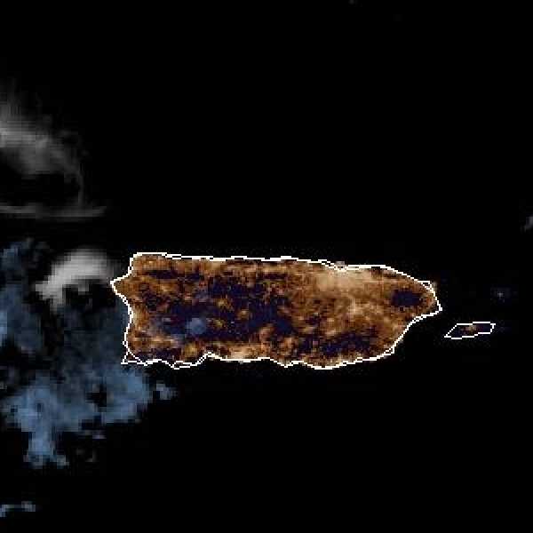 météo tropicale : Image satellite .