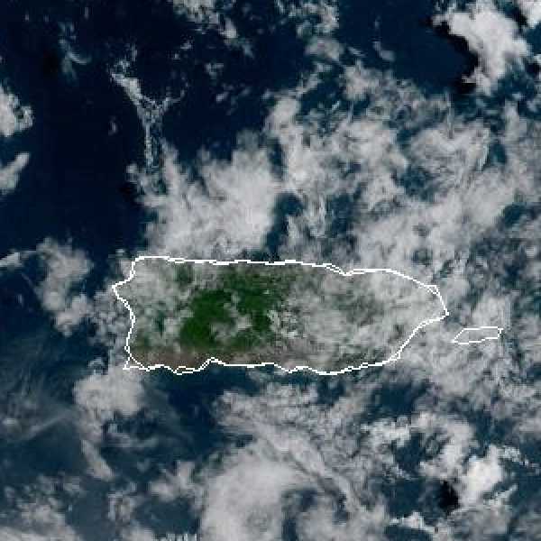 météo tropicale : Image satellite .