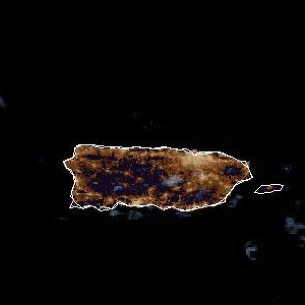 météo tropicale : Image satellite .