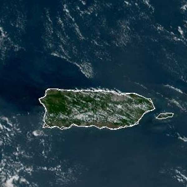 météo tropicale : Image satellite .