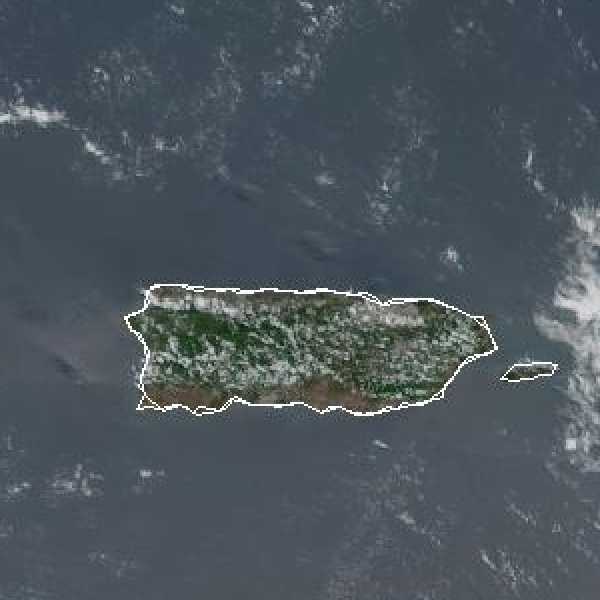 météo tropicale : Image satellite .