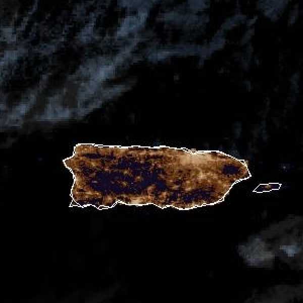 météo tropicale : Image satellite .