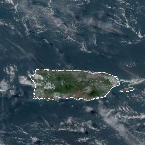 météo tropicale : Image satellite .