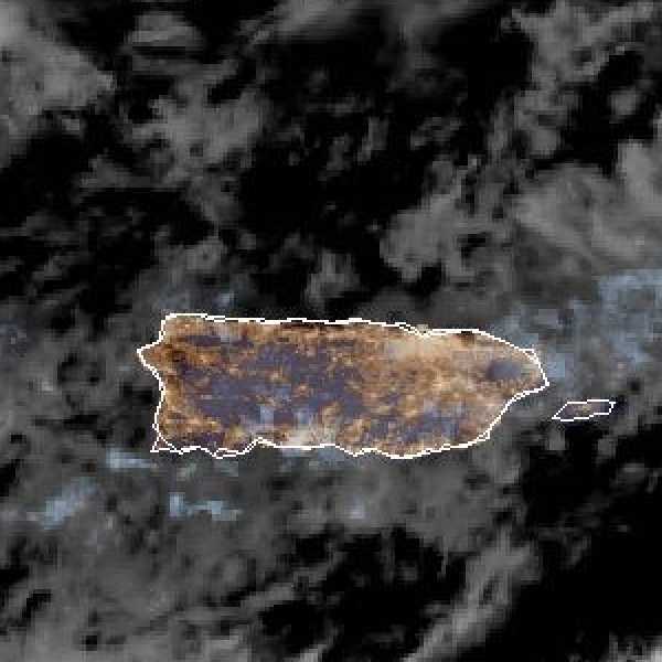 météo tropicale : Image satellite .