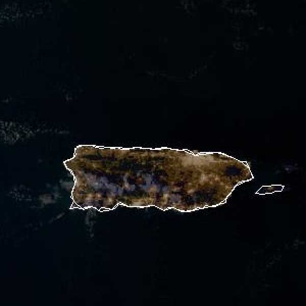 météo tropicale : Image satellite .