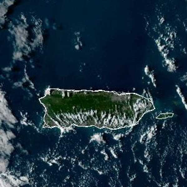 météo tropicale : Image satellite .