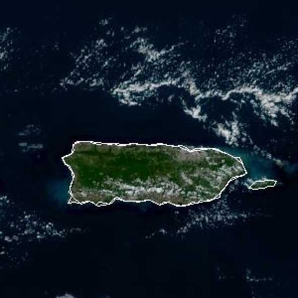 météo tropicale : Image satellite .