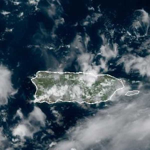 météo tropicale : Image satellite .