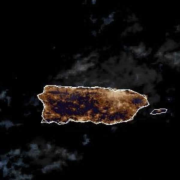 météo tropicale : Image satellite .