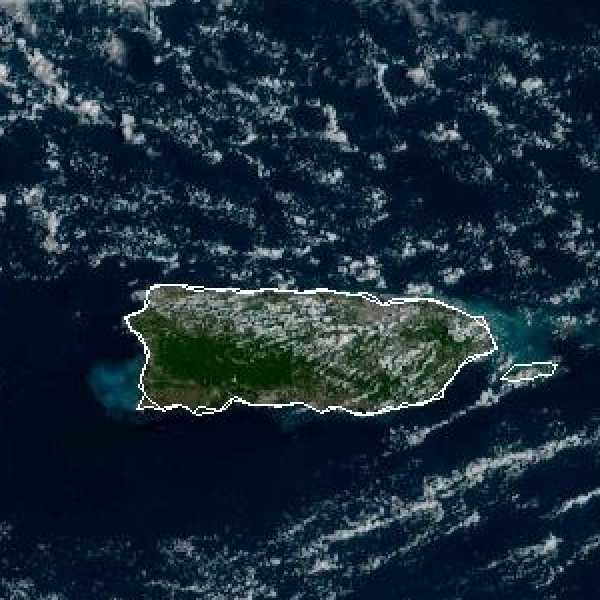 météo tropicale : Image satellite .