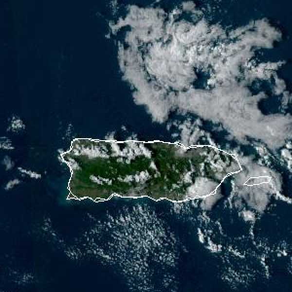 météo tropicale : Image satellite .