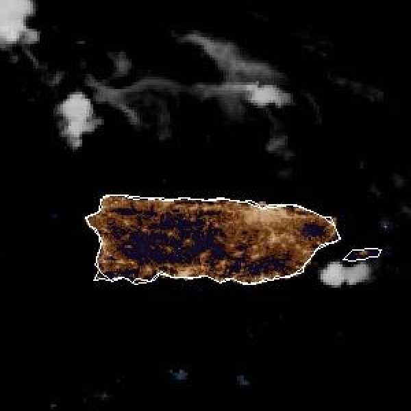 météo tropicale : Image satellite .