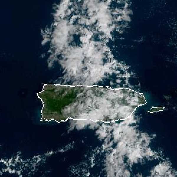 météo tropicale : Image satellite .