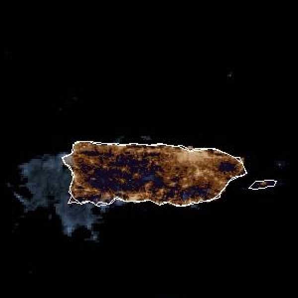 météo tropicale : Image satellite .