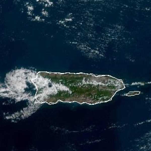 météo tropicale : Image satellite .
