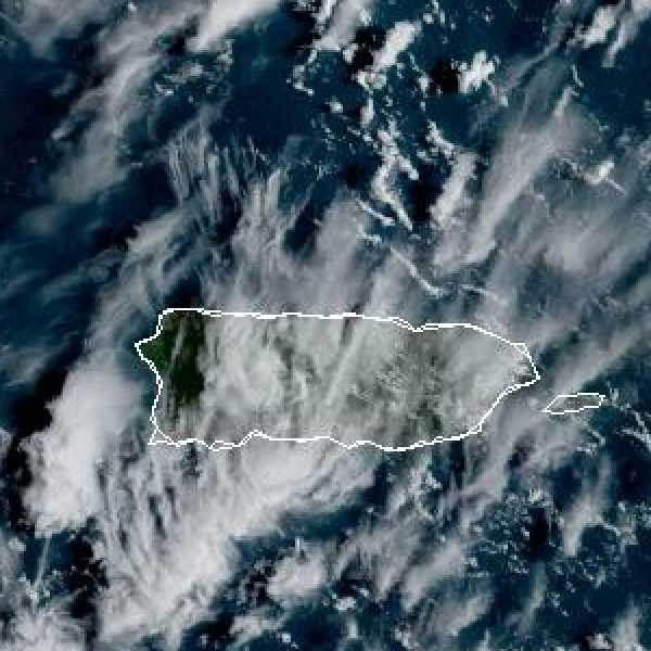 météo tropicale : Image satellite .