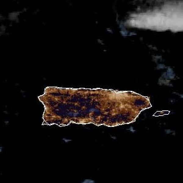 météo tropicale : Image satellite .