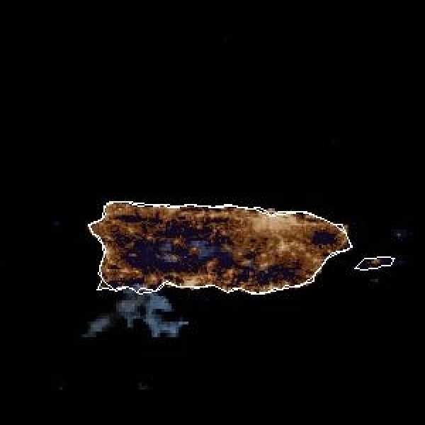 météo tropicale : Image satellite .